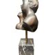Bronze on marble base signed A.Hair
