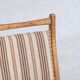 Set of six mid-century oak upholstered danish dining chairs