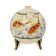 Rare Art Deco Vase Fish Orchids France 1920s