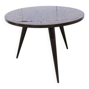 Table basse tripode 1960 - brillant