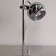 Lampe Eye ball Space Age chromée, Allemagne vers 1970