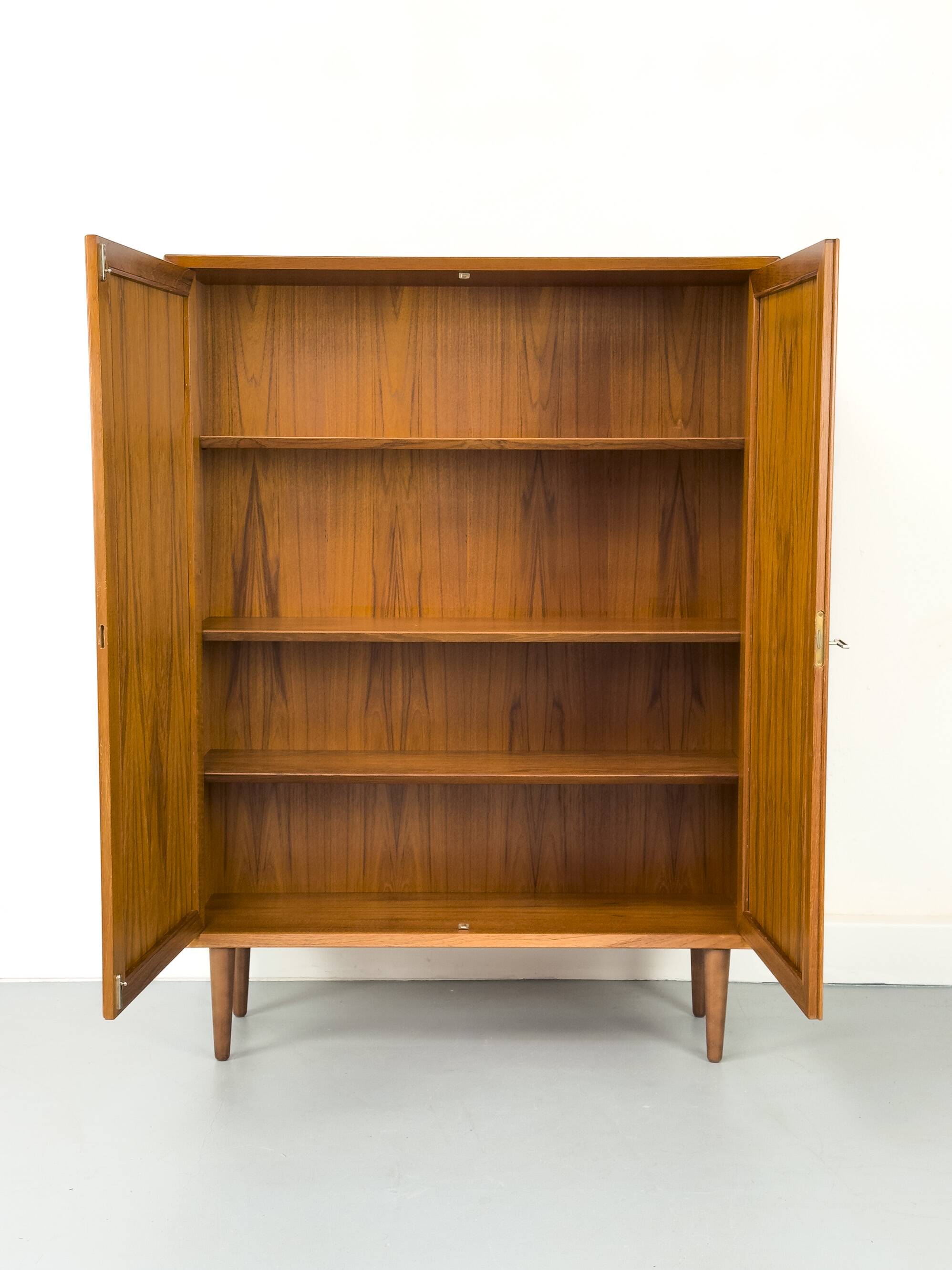 Danish teak wardrobe by Chr. Linneberg, 1970s