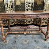 Louis XIII writing table in walnut