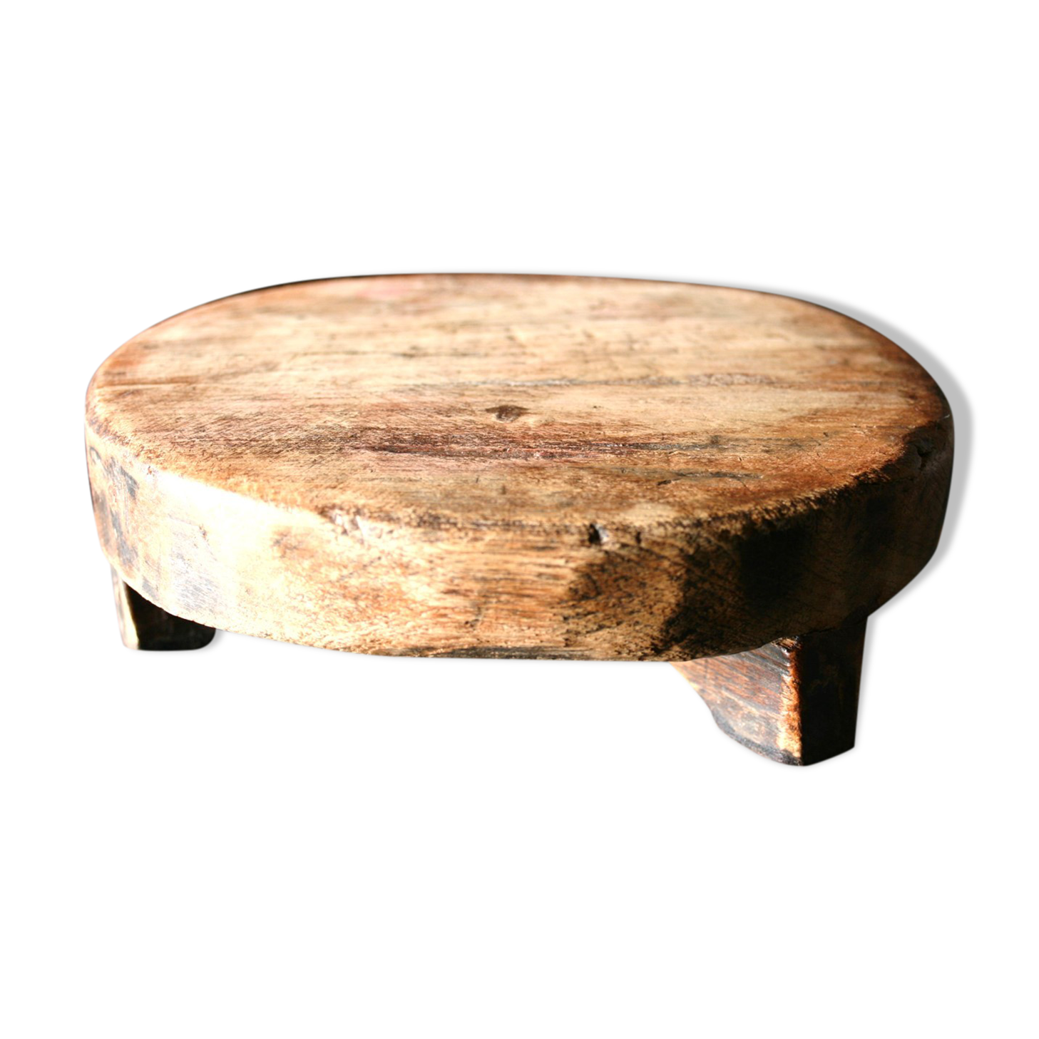 Brutalist cutting board, wooden decoration