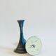 Pair of vintage ceramic candle holders