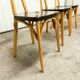 Set of 6 restored Luterma "banana" chairs