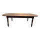 Louis Philippe mahogany farm table with flaps