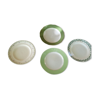 Set of 4 flat plates