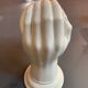Handmade ceramic wall lamp from the 80s