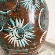 Vase en céramique fait main Mongolfier, signé Yvon Roy 1960