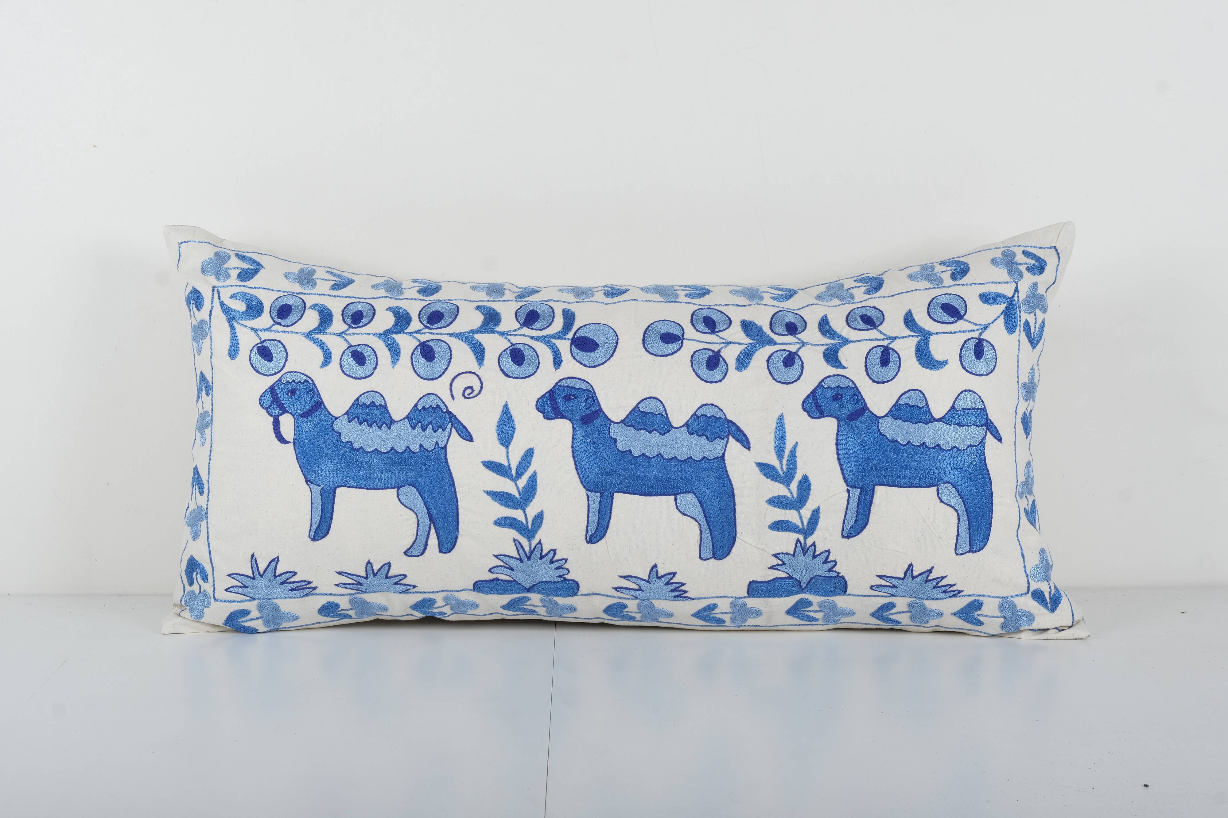 Turkish Suzani pillowcase