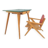 Children's desk Baumann foot compass and chair