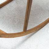 Mid century wicker rocking chair, czechoslovakia, 1960´s