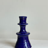Blue candle holder