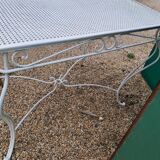 Iron garden table