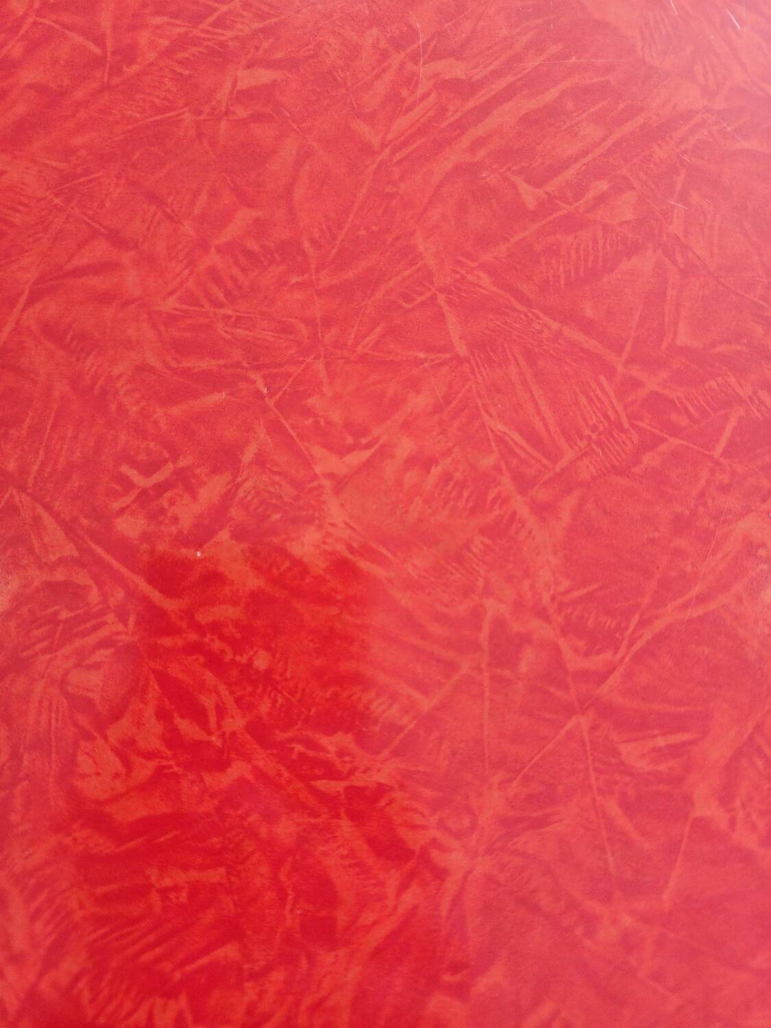 Vintage Lafague red formica set, 1 table, 6 chairs and 1 stool