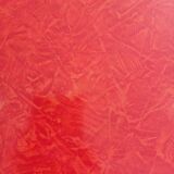 Vintage Lafague red formica set, 1 table, 6 chairs and 1 stool