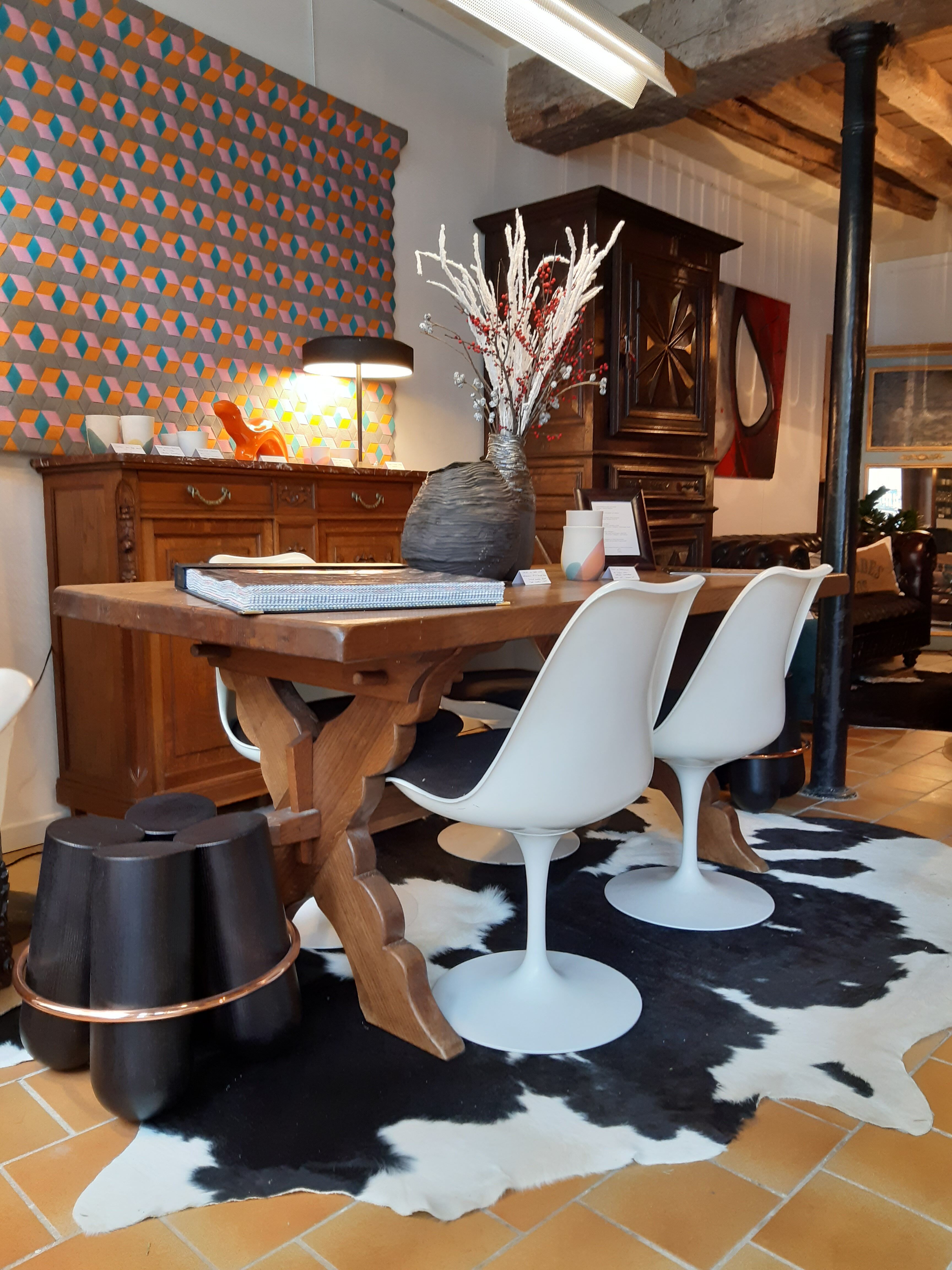 4 Tulip chairs by Eero Saarinen, edition Knoll