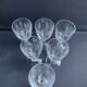 6 Baccarat port glasses – Art Nouveau