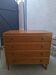 Commode, 4 tiroirs, pieds compas, 1950