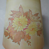 Rattan lamp and silk paint