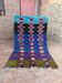 Small vintage Boujaad rug: Abstract Moroccan Boucherouite rug
