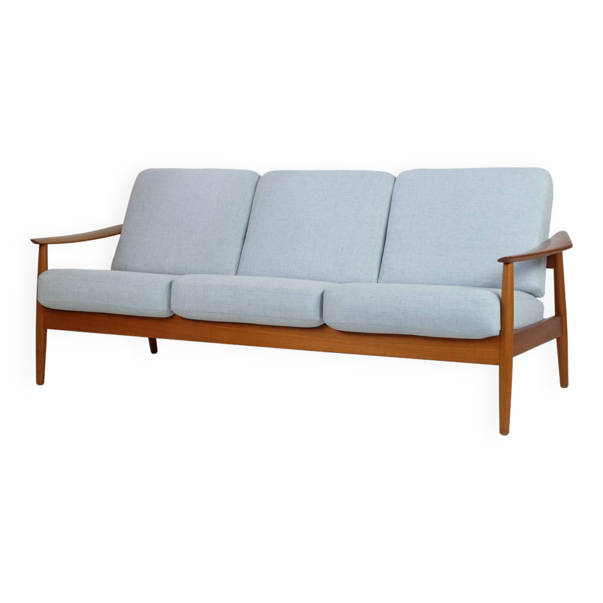 Danish Teak 3-seater Sofa by Arne Vodder 60er Vintage Mid-Century Design