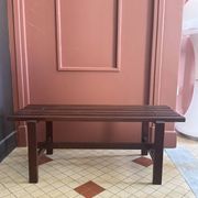 Banc en teck Ezio Longhi
