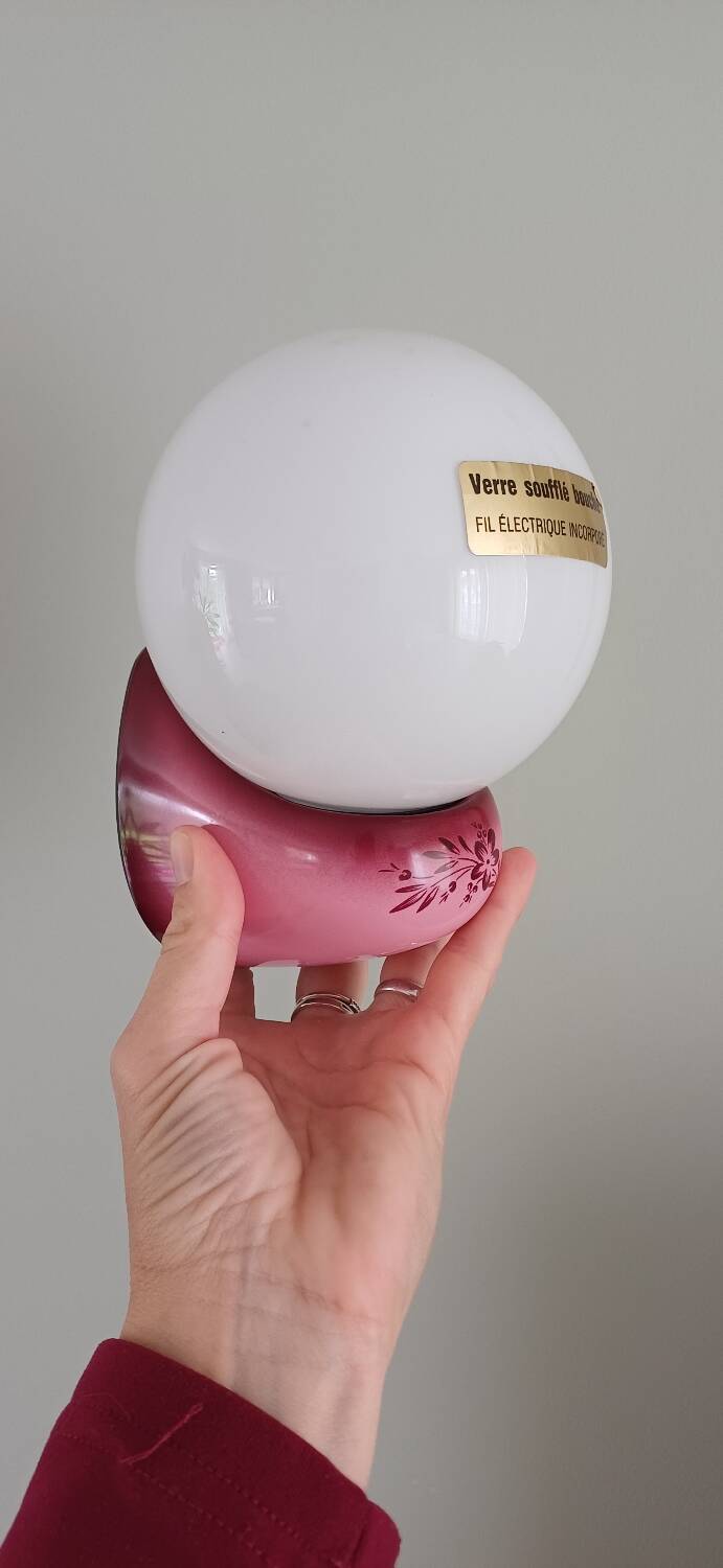 Space age wall light, globe. Tissot France.