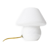 Set of 2 Mushroom Table Lamps by Venini for Mazzega, Italy, 1960s
