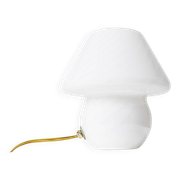Set of 2 Mushroom Table Lamps by Venini for Mazzega, Italy, 1960s