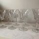 Suite of 8 water Baccarat Crystal glasses