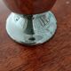 4 vintage stainless steel cups
