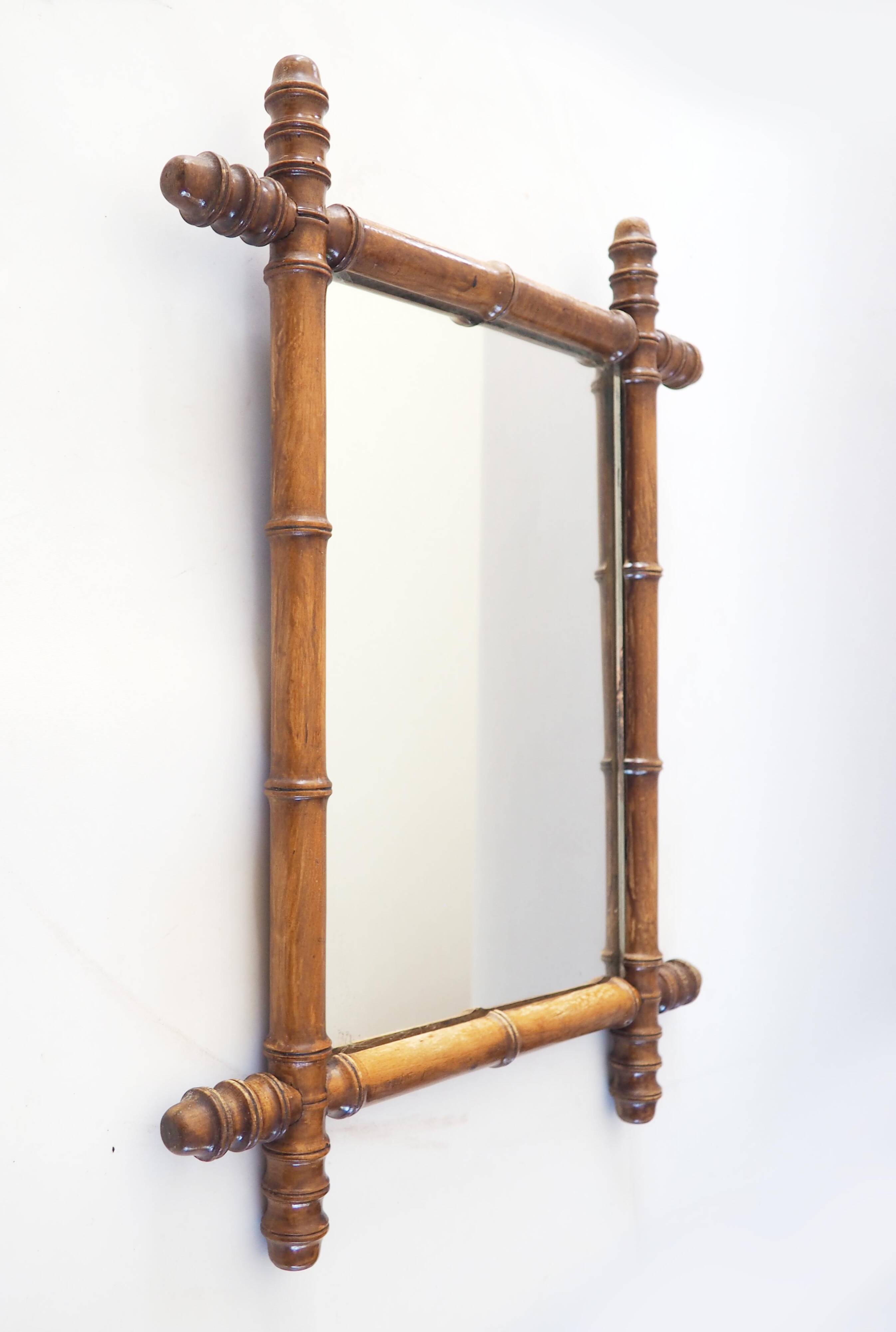 "Bamboo" mirror 1900