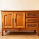 Louis XV style buffet in solid cherry wood.