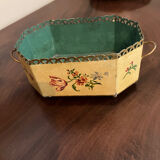 Painted sheet metal planter Napoleon lll