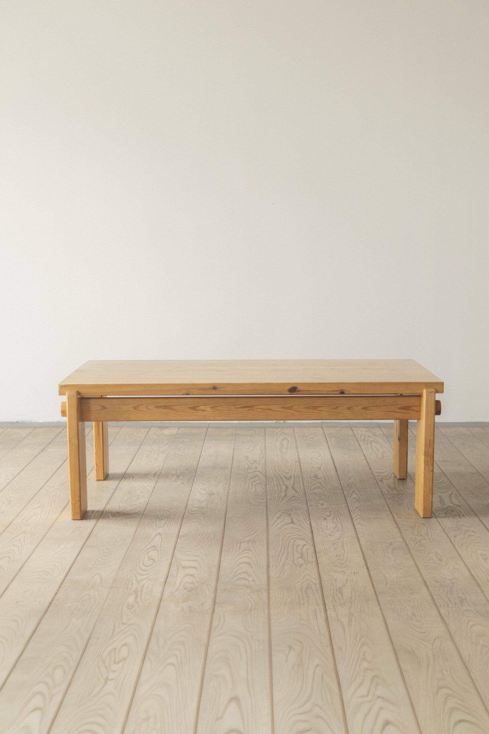 Yngve Ekström solid pine coffee table