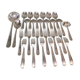 Silver metal housewife signed Christofle spoons and forks