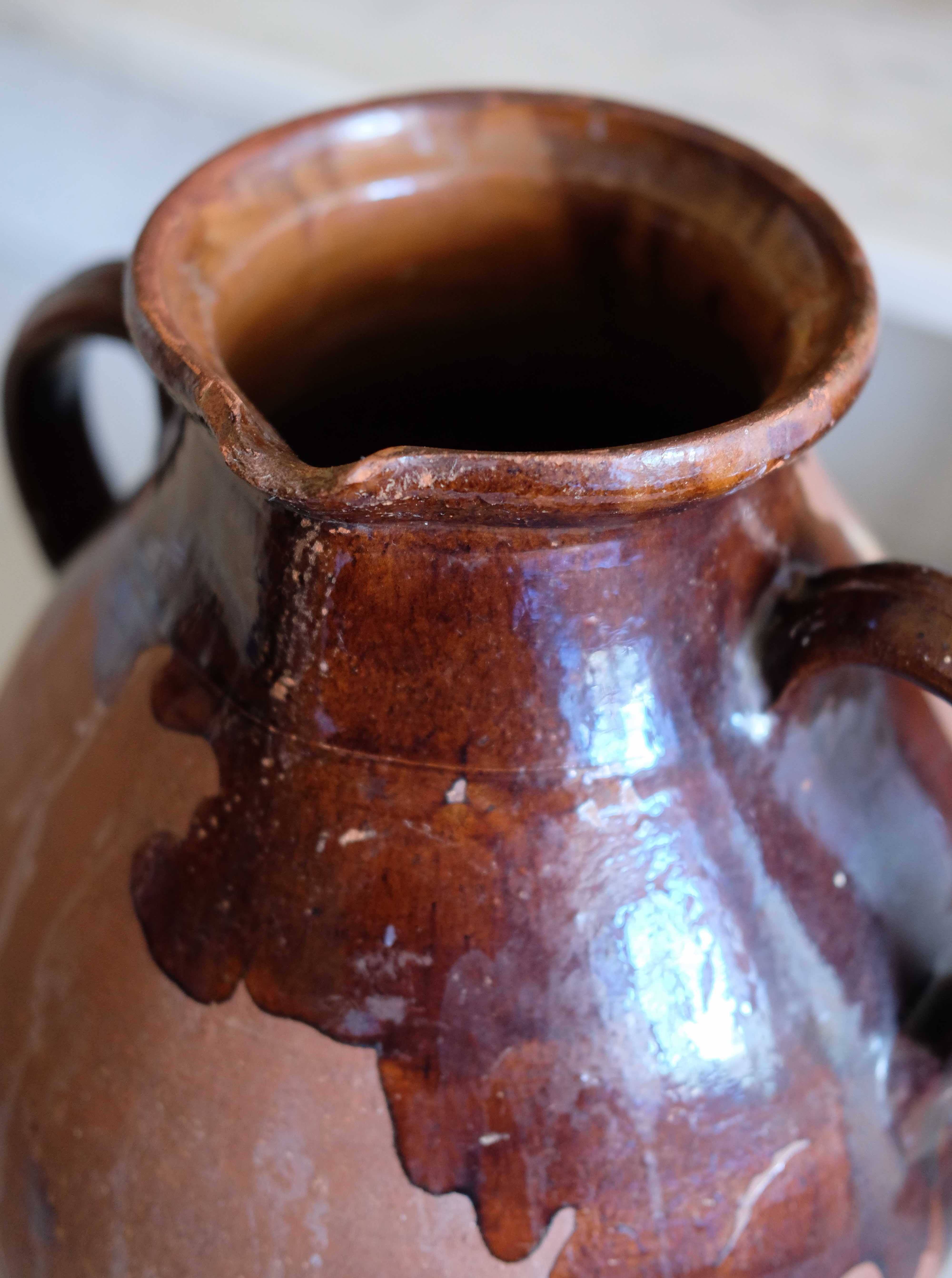 Vieille Cruche d’Argile, Vase maison de campagne Provence