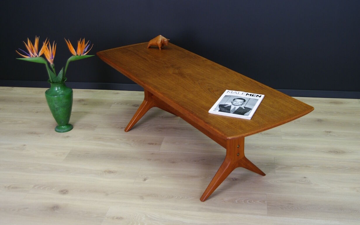Classic teak coffee table danish design 60 70