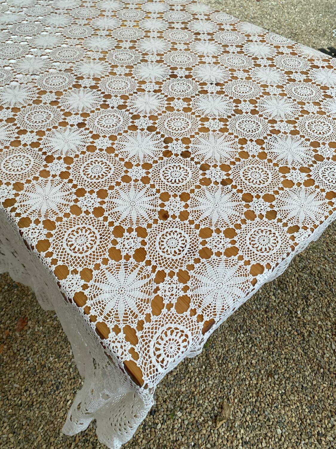 Dessus de lit en crochet
