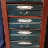 Storage unit, mahogany cardboard box