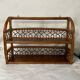 Vintage rattan shelf