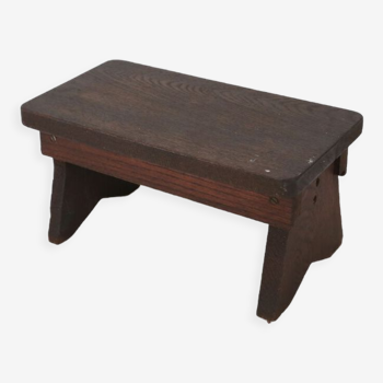Wooden rustic stool Ca.1880