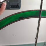 Pair of art deco wall mirrors 81x39cm