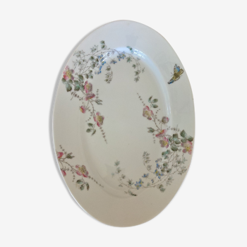 Plat en porcelaine A la Ville de St-Denis Paris