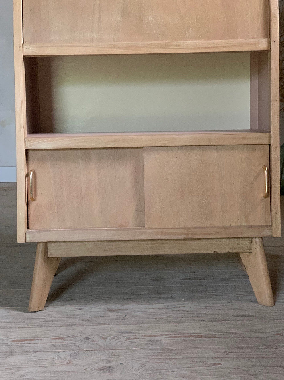 Vintage pyramidal secretary desk and bookcase