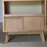 Vintage pyramidal secretary desk and bookcase