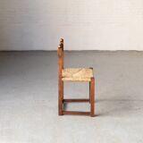 Set of 12 Brutalist Dining Chairs