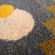 Tapis Contemporain ORA Hooked en Laine (91cm x 145cm), Édition Unique